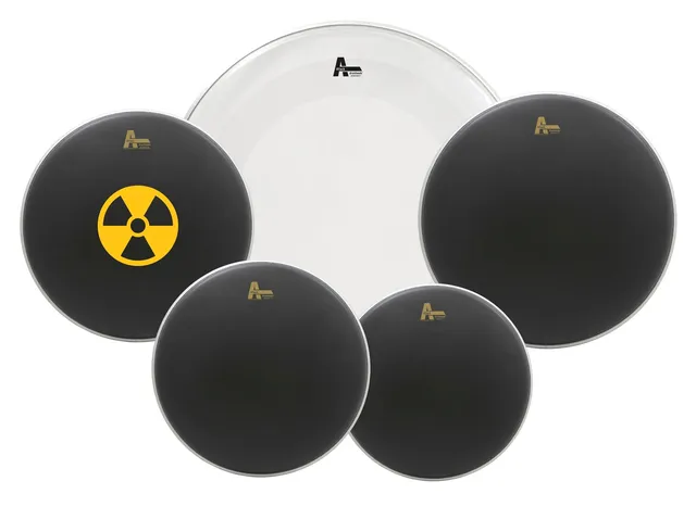 attack-metal-attack-pack-drumfell-set-5-teilig-matte-black image 1