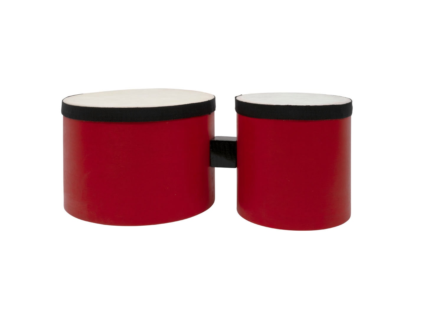 1stnote-b370r-bongos-kinder-rot-echthaar-fell-5-7-zoll image 1