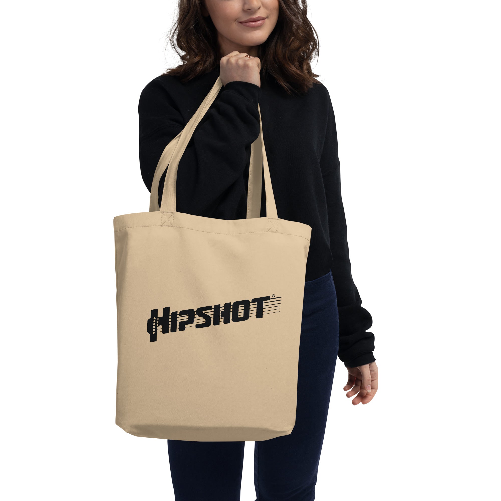 hipshot-eco-tote-bag-stoffbeutel-bio-baumwolle-schwarz image 2