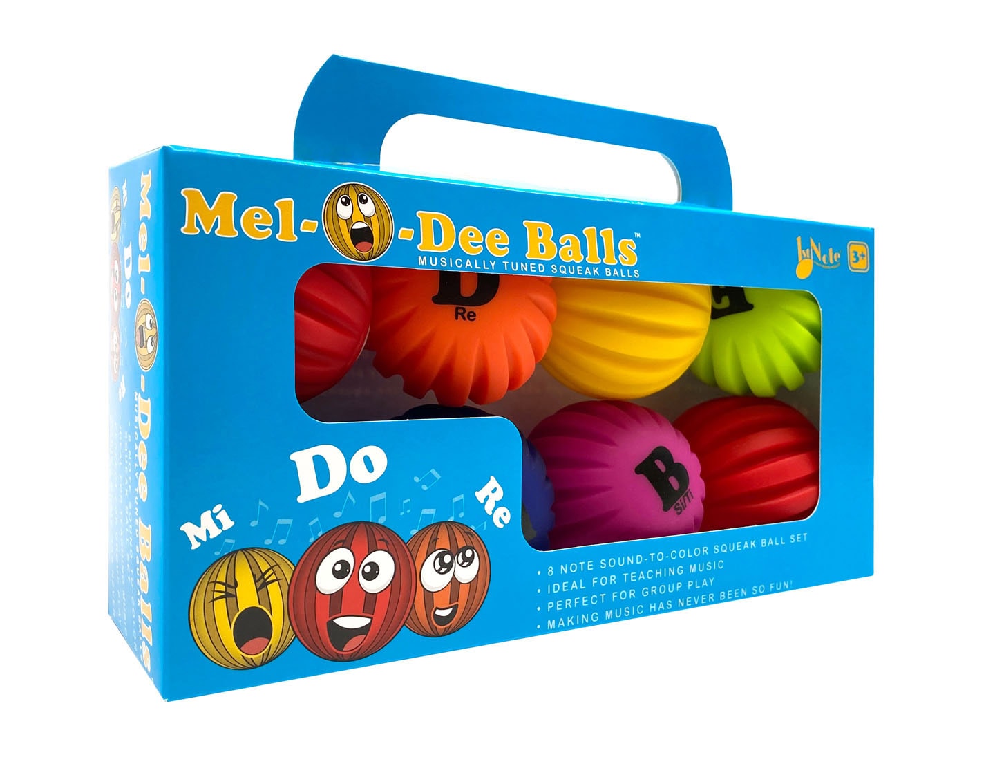 1stnote-mel-o-dee-balls-mb-8-musikb-lle-kinder-8er-set image 1