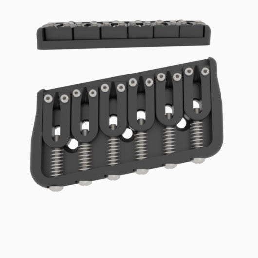 hipshot-multi-scale-6-string-gitarrensteg-schwarz-11 image 2