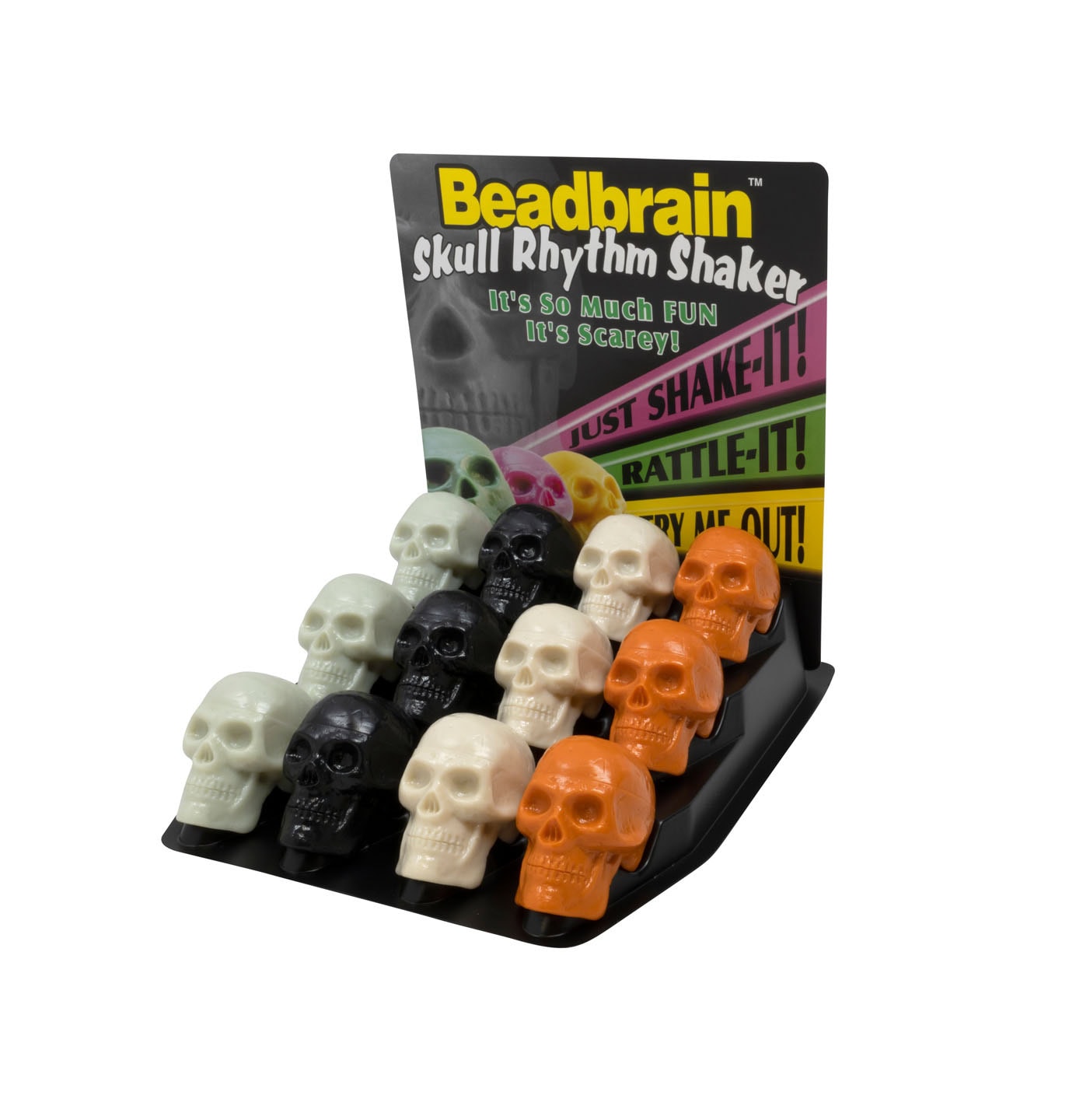 grover-beadbrain-bb12hw-shaker-display-12er-halloween-totenkopf image 1