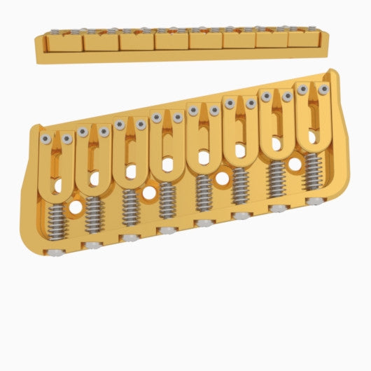 hipshot-multi-scale-8-string-gitarrenbr-cke-schwarz-11-messing image 4