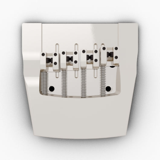 hipshot-rickenbacker-ersatz-bridge-bass-steg-aluminium-chrome-pre-2020 image 5