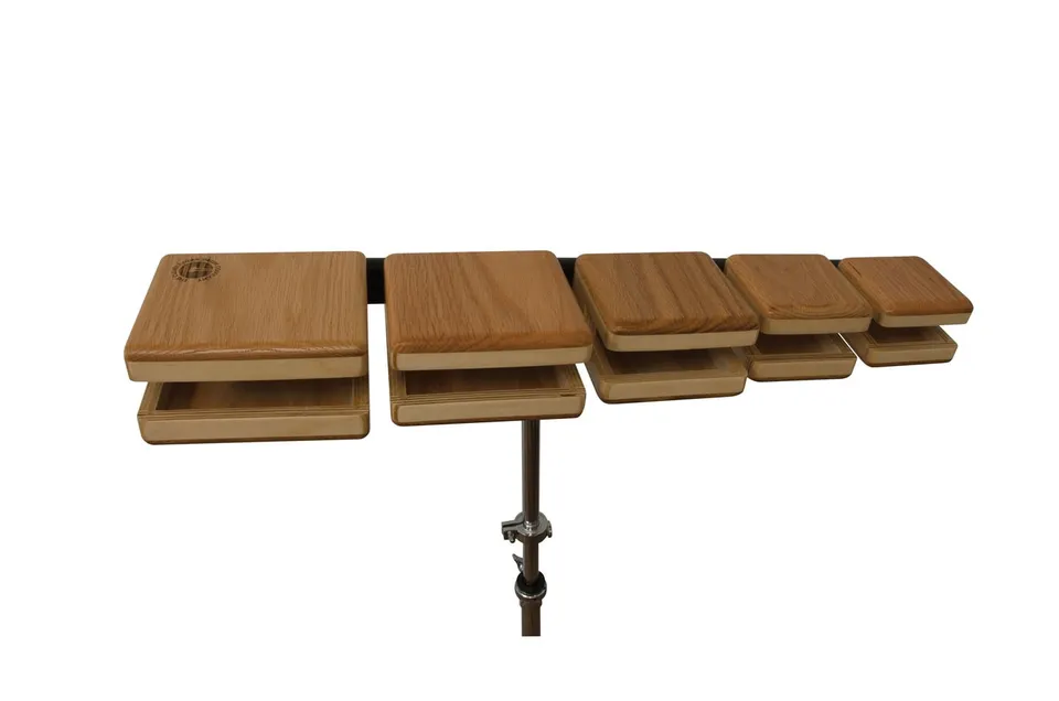clevelander-cd-tb5-templeblocks-5er-set-holz-mit-st-nder image 1