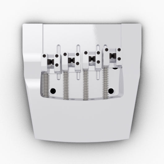 hipshot-rickenbacker-ersatz-bridge-bass-steg-aluminium-chrome-pre-2020 image 3