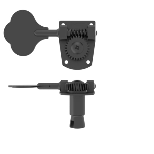 hipshot-hb7-bass-mechanik-einzeln-clover-nickel-bassseite image 3