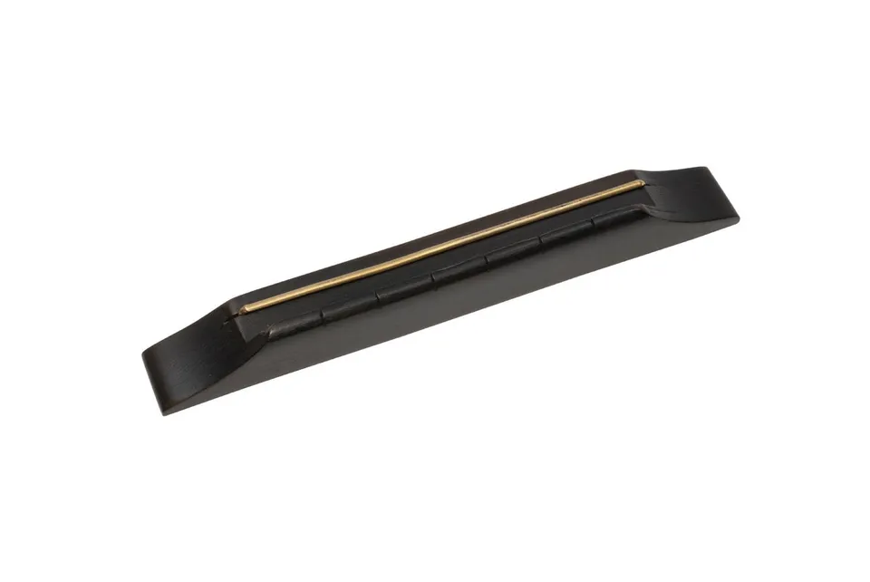 grover-3348-gitarrensteg-ebonized-holz-tailpiece-bridge-ersatz image 1