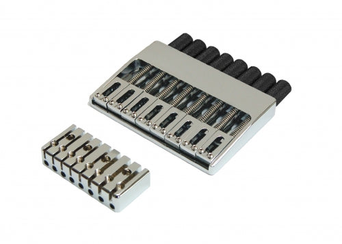 hipshot-8-string-headless-fixed-bridge-set-schwarz-8-saitig image 1