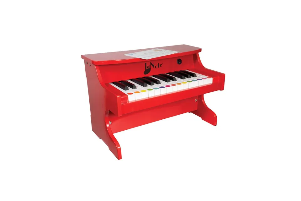 1stnote-mini-electric-piano-kinderklavier-mit-farbaufklebern image 1