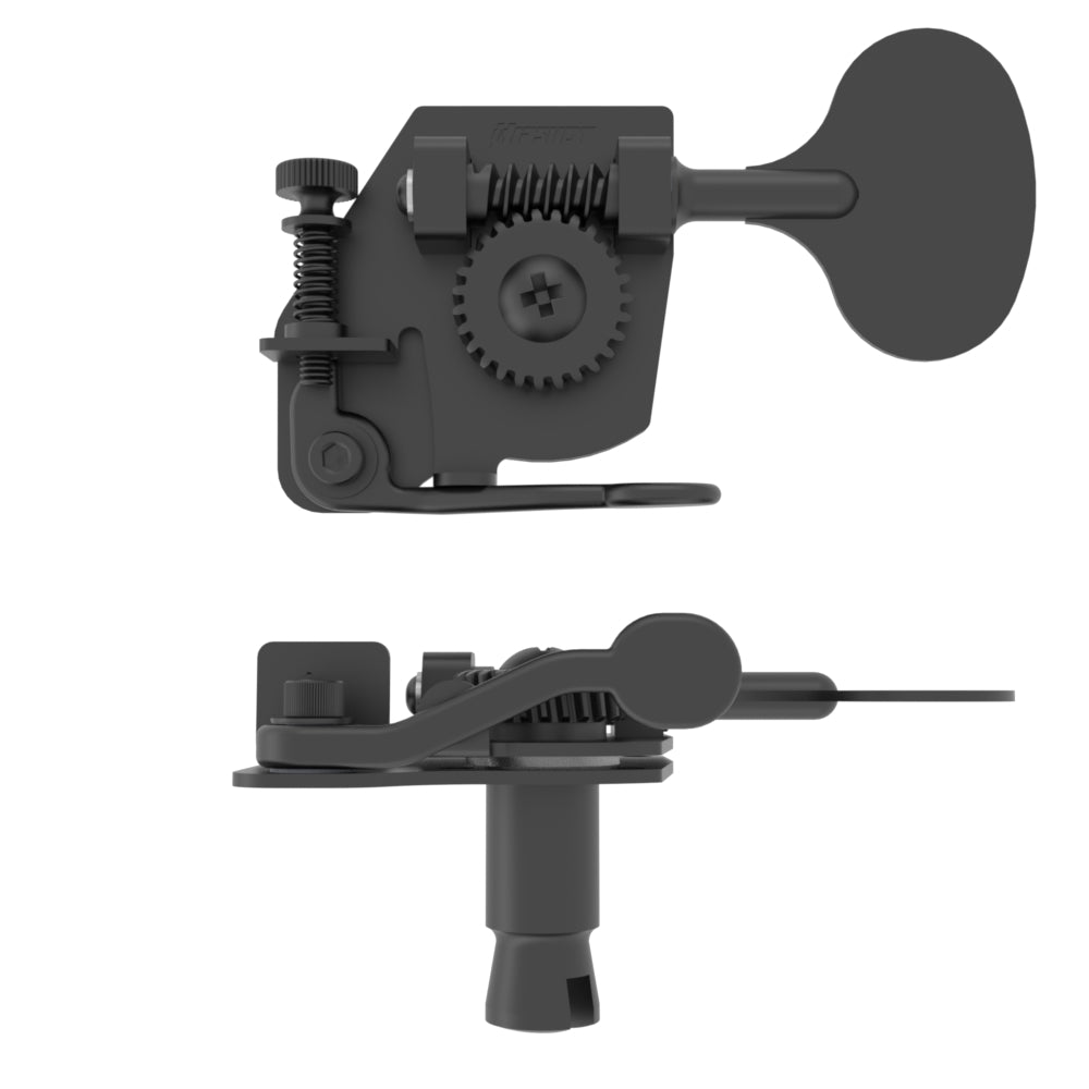 hipshot-bt7-bass-xtender-d-tuner-clover-schwarz-bassseite image 6