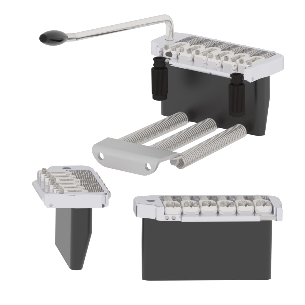 hipshot-us-contour-tremolo-6-string-gitarrenbru00fccke-chrom-standard image 6