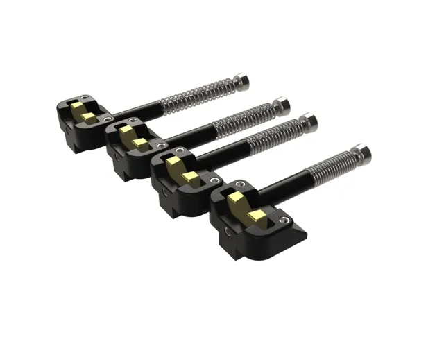 hipshot-masskicker-sattel-set-5-string-messing-schwarz image 1