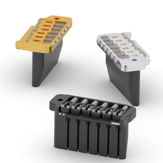 hipshot-us-contour-tremolo-6-string-gitarrenbru00fccke-chrom-standard image 1