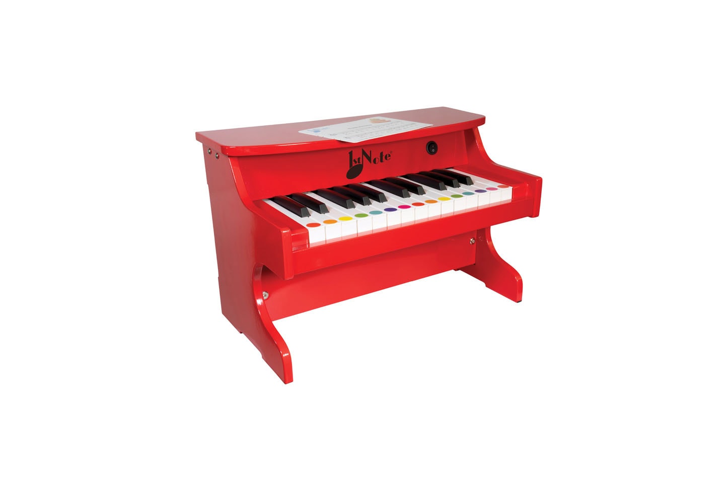 1stnote-mini-electric-piano-kinderklavier-mit-farbaufklebern image 1
