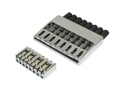 hipshot-8-string-headless-fixed-bridge-set-schwarz-8-saitig image 1