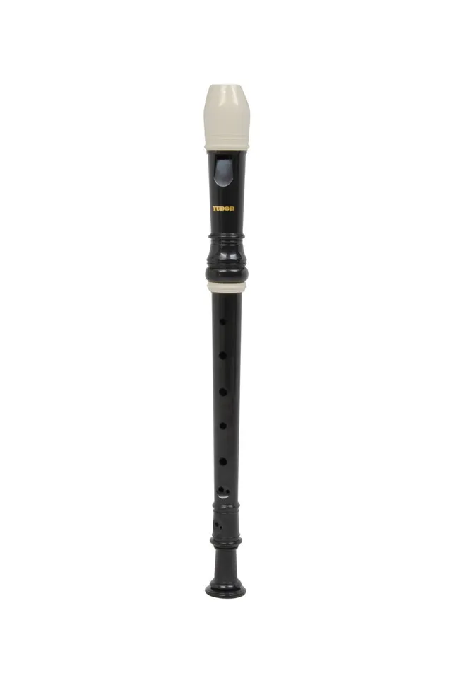 tudor-td185-sopran-blockfl-te-c-braun-wei-barock image 1