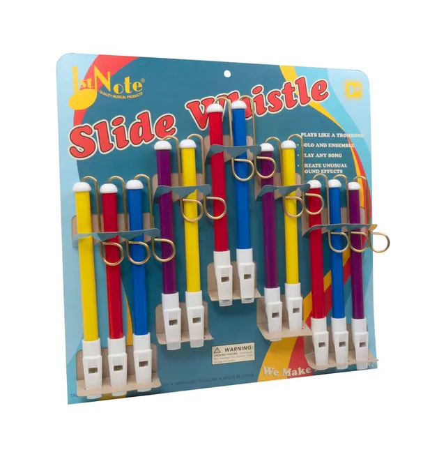 trophy-1stnote-slide-whistle-gleithupe-12er-display-bunt image 1