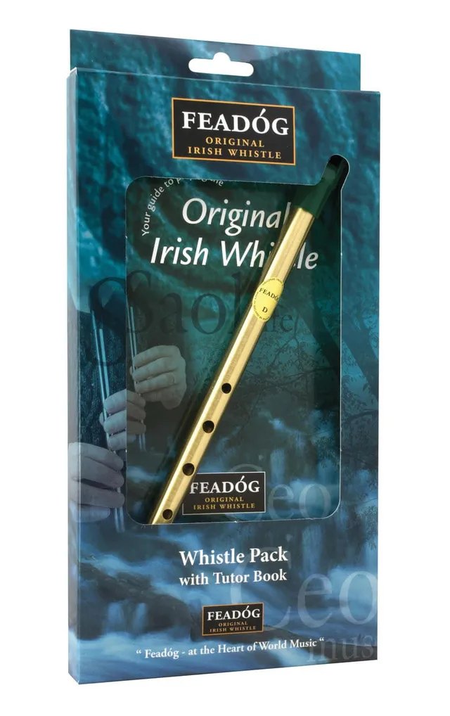 fead-g-f15-tin-whistle-d-messing-box-set image 1