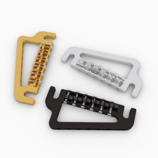 hipshot-babygrand-gitarren-bridge-steg-schwarz-alu-wraparound image 1