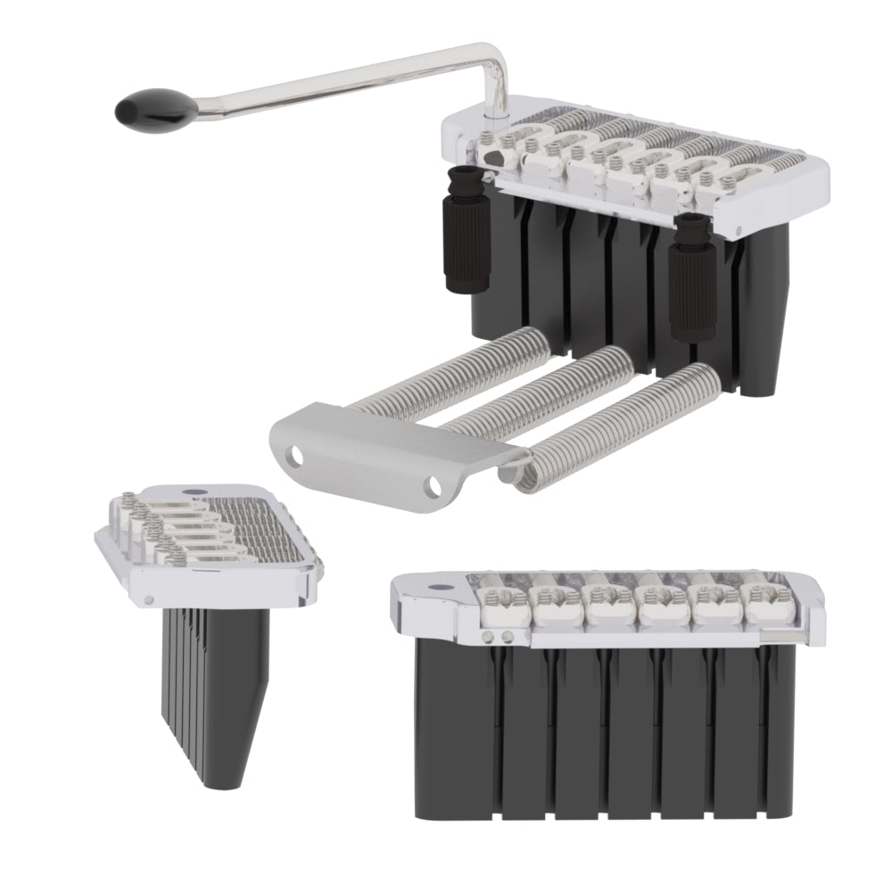 hipshot-us-contour-tremolo-6-string-gitarrenbru00fccke-chrom-standard image 5
