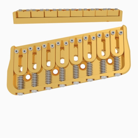 hipshot-multi-scale-8-string-gitarrenbr-cke-schwarz-11-messing image 7