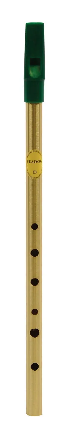 fead-g-f10-tin-whistle-d-messing-pennywhistle-mit-grifftabelle image 1