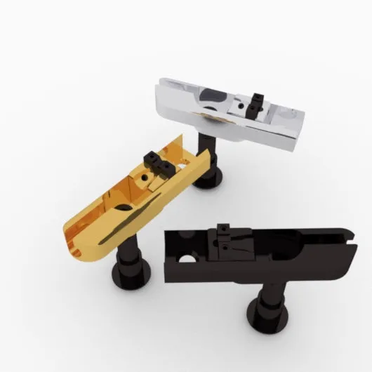 hipshot-triple-lock-down-einzel-steg-bassbr-cke-schwarz image 1