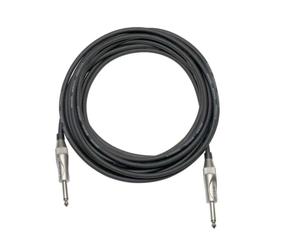grover-gp620-lautsprecherkabel-6m-schwarz-nickel-klinke image 1