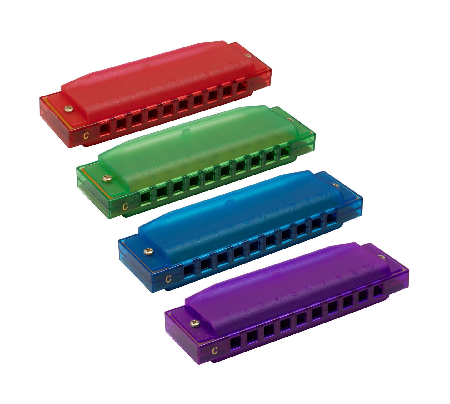 hohner-fn143pb-mundharmonika-transparent-10-loch-bunt image 1
